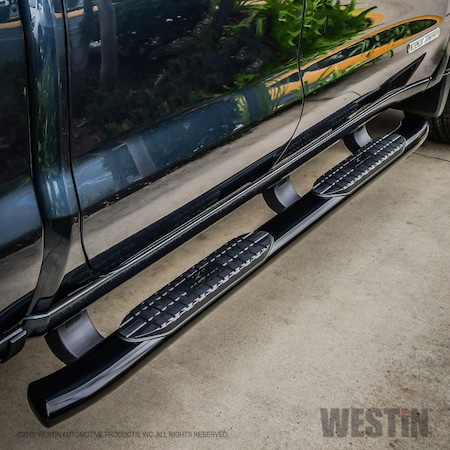 Westin Automotive 19-C SILVERADO/SIERRA 1500 DBL CAB BLACK PRO TRAXX 5 OVAL NERF BARS 21-54125